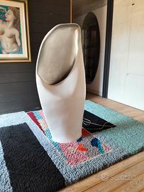 lampada foglia argento