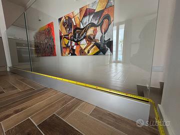 PARAPETTO IN VETRO BALAUSTRA RINGHIERA