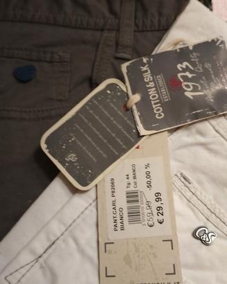 pantaloni uomo Cotton silk