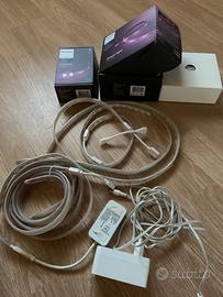 Hue luci color e white strisce led