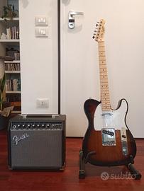Chitarra elettrica Telecaster squier+amplifi
