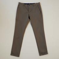 Pantaloni chino da uomo - verde oliva - slim fit