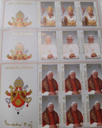 Francobolli BENEDETTO XVI