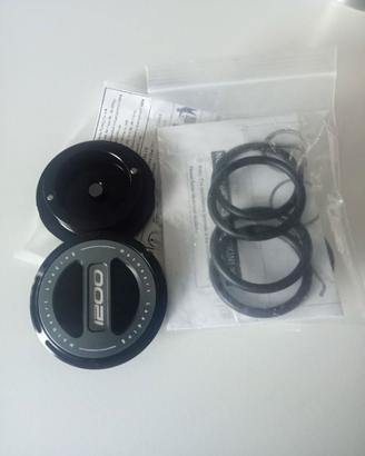 Tappi copriforo dado forcellone telaio BMW 45 mm.