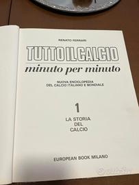Libri del calcio edizione intera 8 volumi 