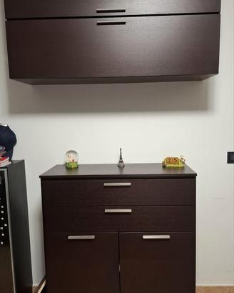 Mobili salone (porta tv + credenza + 2 vasistas)