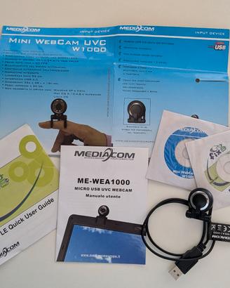 mini webcam UVC W1000 Mediacom