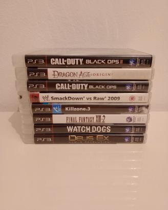 Lotto 8 giochi ps3