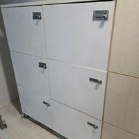 3 BOX/ ARMIADIETTI 6 ALLOGGIAMENTI