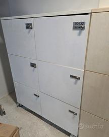 3 BOX/ ARMIADIETTI 6 ALLOGGIAMENTI