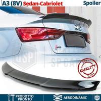 SPOILER Posteriore Audi A3 8V SEDAN Alettone NERO