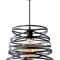 Lampadario Pendente Moderno Nero E27 - NUOVO