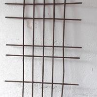 Grata inferriata in ferro battuto