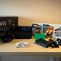 Nintendo Wii nera + giochi.