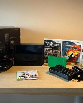 Nintendo Wii nera + giochi.