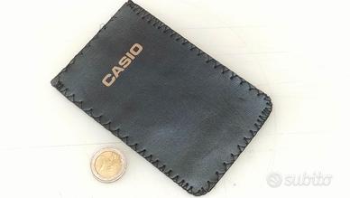 Custodia Calcolatrice Casio vintage similpelle NO
