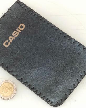 Custodia Calcolatrice Casio vintage similpelle NO
