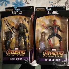 Marvel legends Baf Thanos collezione completa