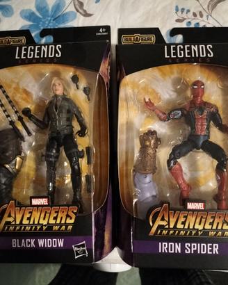Marvel legends Baf Thanos collezione completa