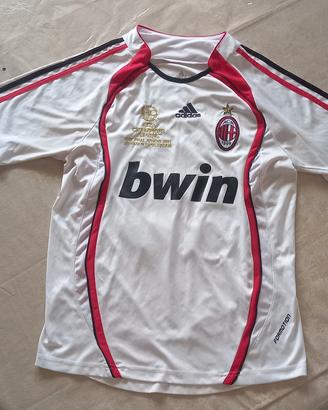 MAGLIA MILAN VINTAGE KAKÁ 22 - GOLD EDITION UEFA 