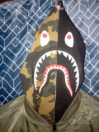 bomber bape fullzip camo