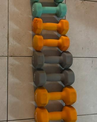 Set Manubri Esagonali da 1.5 a 6 kg (44kg)