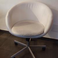 Sedia ufficio bianca 