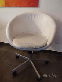 Sedia ufficio bianca 