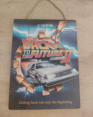 Poster in Legno Ritorno al Futuro parte 2