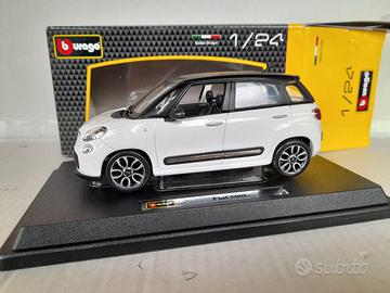 MODELLO AUTO FIAT 500L WHITE BURAGO