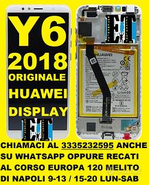 Huawei Y6 2018 Originale Service Pack Display Lcd