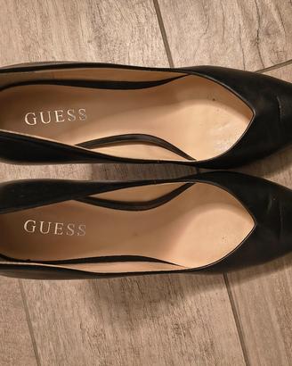 Décolleté GUESS in pelle nera - Taglia 38