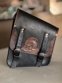 Borsa in cuoio artigianale per Harley-Davidson