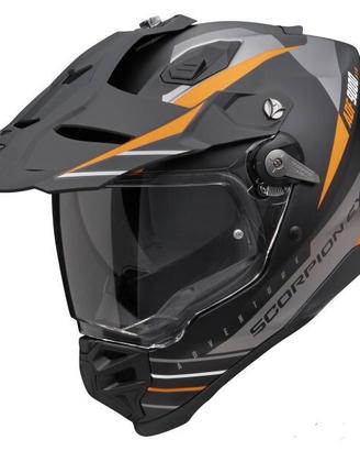 CASCO ADV ADF9000 SCORPION NERO arancione