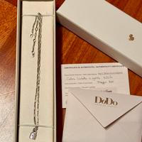 DoDo collana lucchetto in argento 925