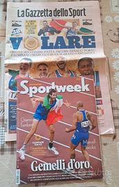 Gazzetta dello sport 7 agosto 2021 Olimpiadi Tokyo