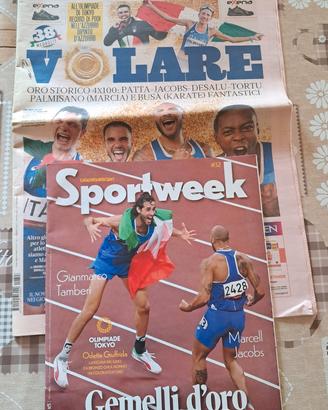 Gazzetta dello sport 7 agosto 2021 Olimpiadi Tokyo