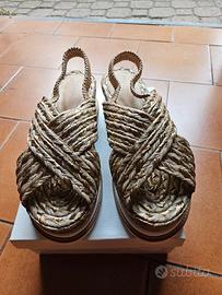 Sandali Platform Balearmania ibza oro/bronzo