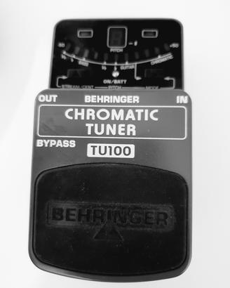 Accordatore Behringer Chromatic Tuner TU100 Bypass