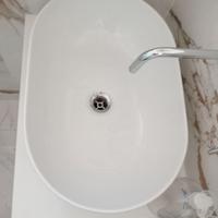 Lavabo da appoggio ovale 35x54 ceramica Globo