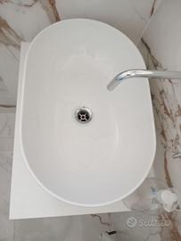 Lavabo da appoggio ovale 35x54 ceramica Globo