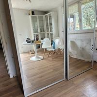 Armadio pax ikea ante a specchio 