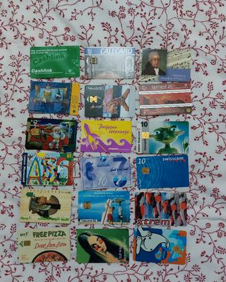 Schede telefoniche straniere