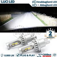 Lampadine LED H4 per Peugeot Boxter 1 Luce Bianca
