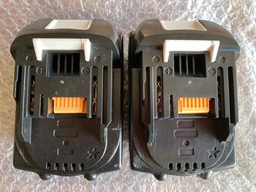 2 Batterie 18 V Li-ion 5,5 Ah per Makita