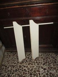 Accessori x costruire librerie e/o piattaie bianch