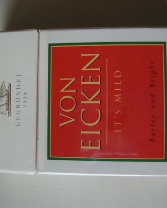 Pacchetto Vuoto Sigarette VON EICKEN ANNI '80 VINT