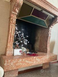 Camino in marmo fine 800