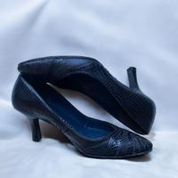 Fratelli Rossetti décolleté in pelle nero donna