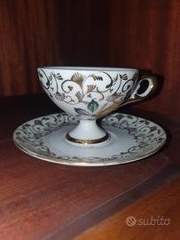 SET COMPLETO NONNA: 12 TAZZINE CON ZUCCHERIERA